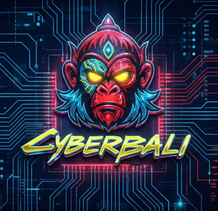 CyberBali Monkey Logo